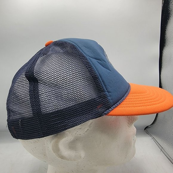 ONeill Adults Blue Orange Truck Hat Mesh Back Breathable Outdoors Casual - Picture 4 of 9
